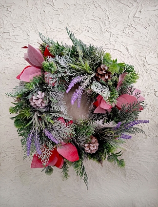 Венок комбинированный 2 (иней)