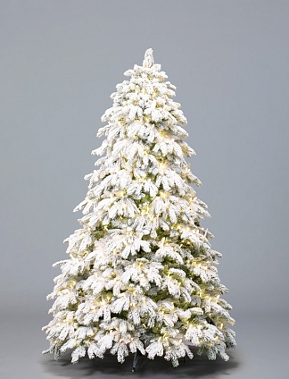 Ель Таёжная (снег, встроенные лампочки)